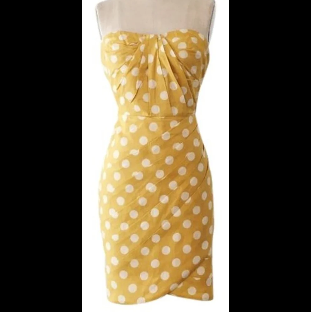 leifsdottir ANTHROPOLOGIE lafayette strapless M - Picture 2 of 10